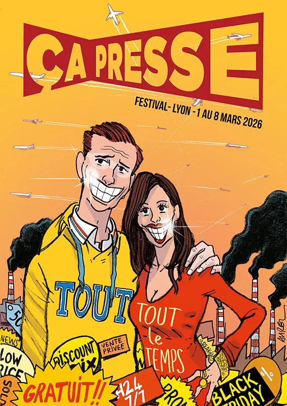 L'Arrière-Cour présent à Ça presse, le festival du Dessin de Presse et des Médias à Lyon 2026