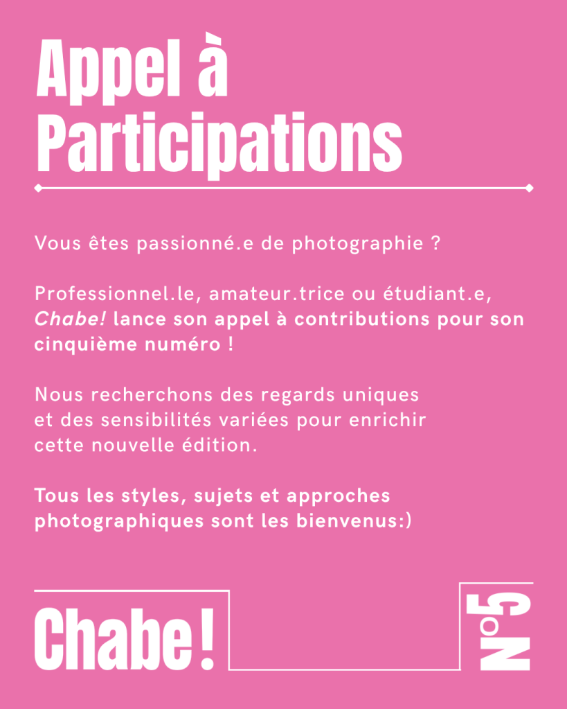 Appel à participations Chabe N°5