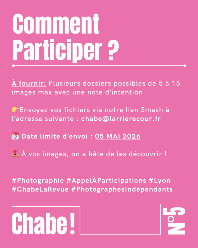 Appel à participations Chabe N°5