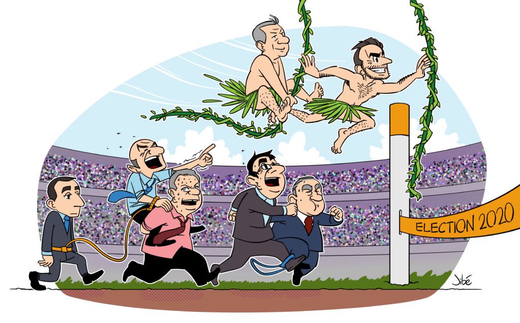 Le second tour des élections municipales et métropolitaines à Lyon vu par © Jibé.
