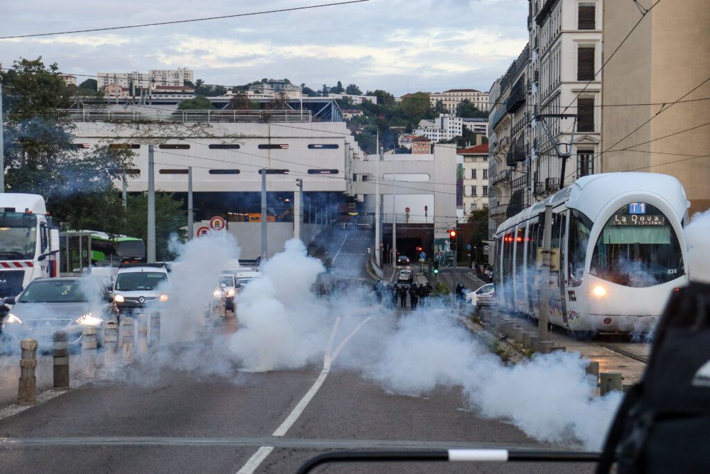 blocage place des Archives 2