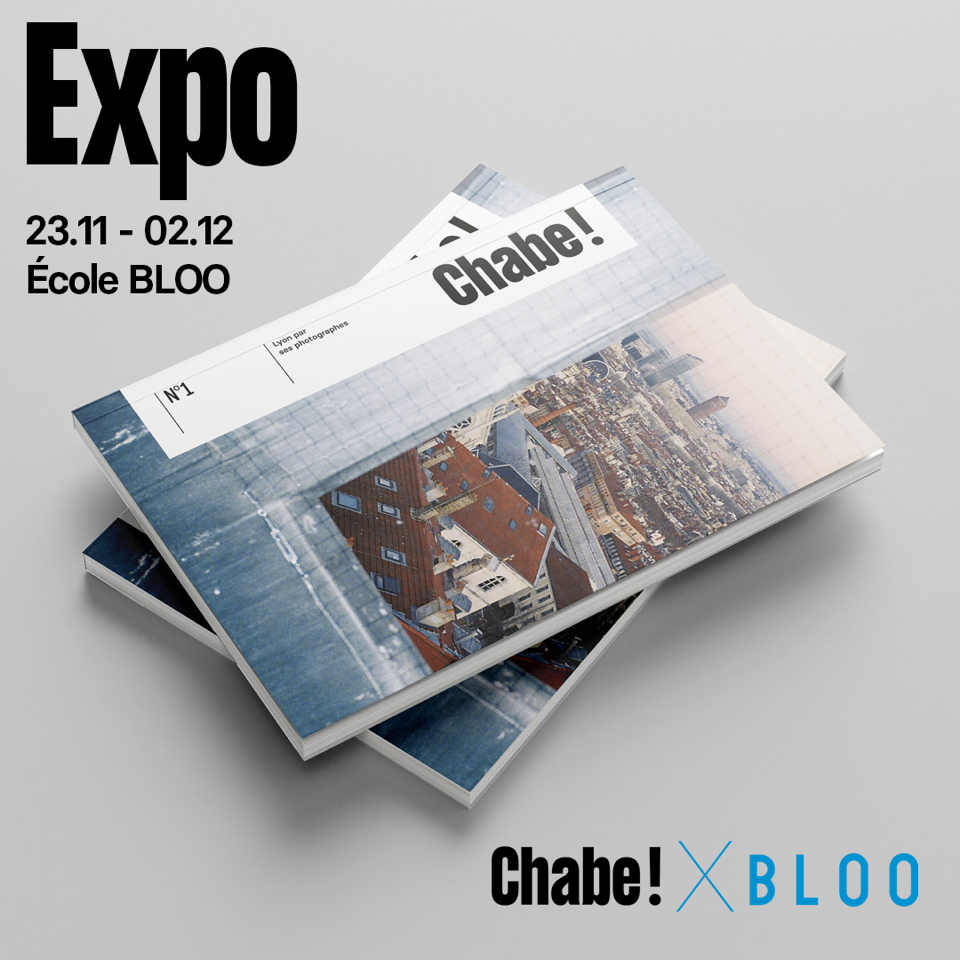 Vernissage Mercredi 23 novembre à 18h, en présence de l'équipe de Chabe et les étudiants de l'Ecole BLOO. Venez nombreux à partager un moment convivial autour de l'inauguration de l'exposition issue de la revue Chabe! Gratuit. Inscription souhaitée pour adapter notre jauge d'accueil.